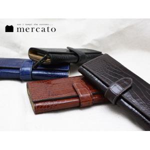 イタリアンレザー 長財布 メルカートオリジナル ハンドメイド メンズ レディース 1年無償保証｜mercato-y