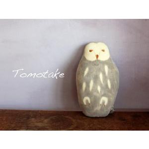 tomotake トモタケ 動物クッション 月の輪ぐま インテリア