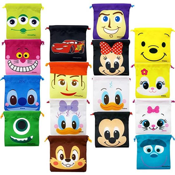 景品向け商品 ディズニーオールスター フェイス巾着 32個セット