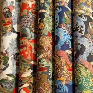 歌舞伎役者柄 サザンクロス生地 和柄 浮世絵柄 ...の商品画像
