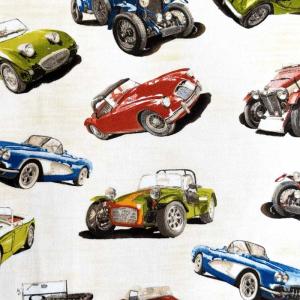 USAコットン Classic Cruisers(クラシッククルーザーズ)クラシックカー シーチング生地 アンティーク Robert Kaufman(ロバートカフマン)14440-199