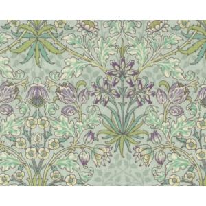 moda fabrics(モダ・ファブリックス)William Morris ウィリアムモリス シーチング生地＜HYACINTH 1900-1912＞（ヒヤシンス）GRASS LAVENDER 33496-66｜merci-fabric