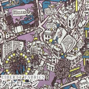 LIBERTYリバティプリント イタリア製タナローン生地<br>＜Big Smoke＞(ビッグスモーク)【ピンク系】3636841-CU《2023AW The London Collection》
