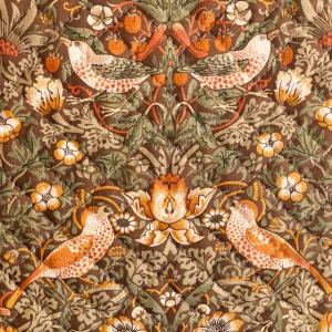moda fabrics(モダ・ファブリックス)William Morris ウィリアムモリス シーチングキルティング生地＜Strawberry Thief＞(ストロベリースィーフ)＜SAGE(セージ)｜merci-fabric
