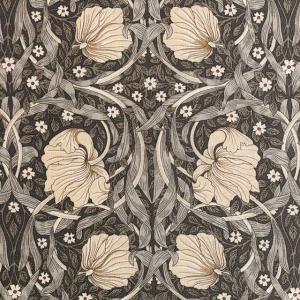 moda fabrics(モダ・ファブリックス)William Morris ウィリアムモリス シーチング生地＜Pimpernel＞(ピンパネル)CHARCOAL チャコール 8381-14｜merci-fabric