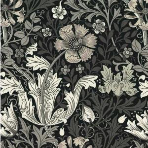 moda fabrics(モダ・ファブリックス)William Morris ウィリアムモリス シーチング生地＜Compton＞（コンプトン）EBONY エボニー 8383-16｜merci-fabric