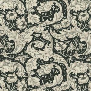 moda fabrics(モダ・ファブリックス)William Morris ウィリアムモリス シーチング生地＜Bachelor's Button＞（バチェラーズボタン）EBONY PORCELAIN｜merci-fabric