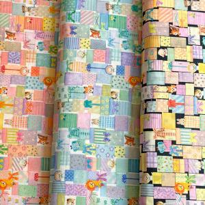 yukiemonユキエモン「ボタニカルフラワー」 綿麻シーチング生地