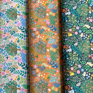 22fabric バルーンランド 60ローン カラフルな風船と動物たち