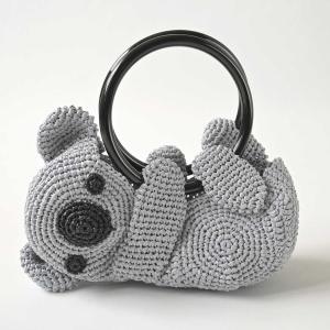 mash　手編み　ハンドメイド　ベッドカバー ハマナカ モザイク編みのペットボトルカバー 大 H320-003-066｜手編み