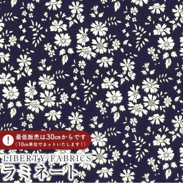 LIBERTY FABRICS リバティプリント・つや消しラミネート(ビニールコーティング生地)＜C...