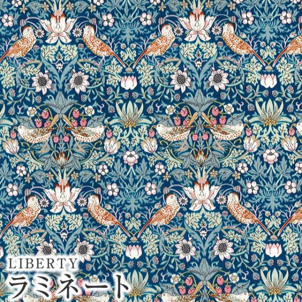 LIBERTYリバティプリント・国産つや消しラミネート【エターナル】＜StrawberryThief...