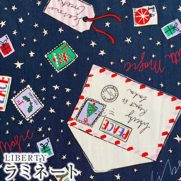 LIBERTYリバティプリント 国産つや消しラミネート＜Stamped With Magic＞(スタ...