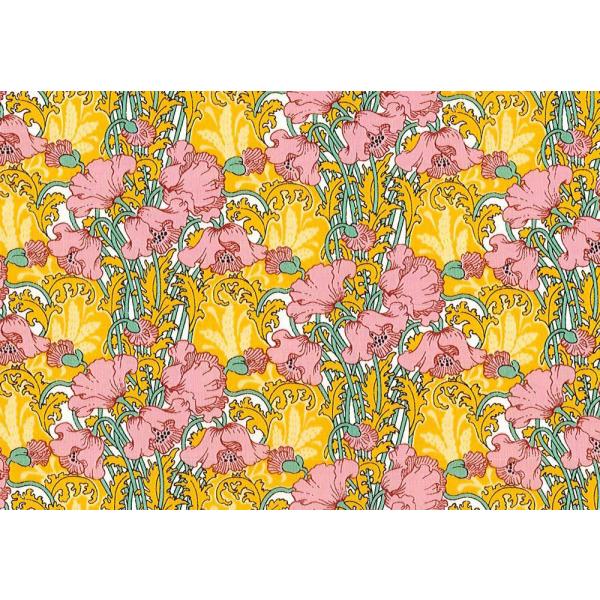 LIBERTYリバティプリント・国産つや消しラミネート(ビニールコーティング生地)Clementin...