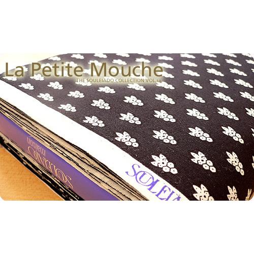 SOULEIADO ソレイアードシーチング生地ラ・プティットムーシュ　濃紺地 SLF-14C ソレイ...