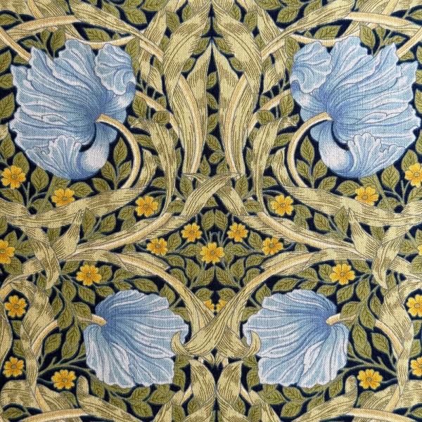 V&amp;A William Morris ウィリアムモリス 綿麻キャンバス生地＜Pimpernel＞(ピ...