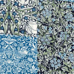 V&A William Morris ウィリアムモリス オックス生地＜Strawberry Thief