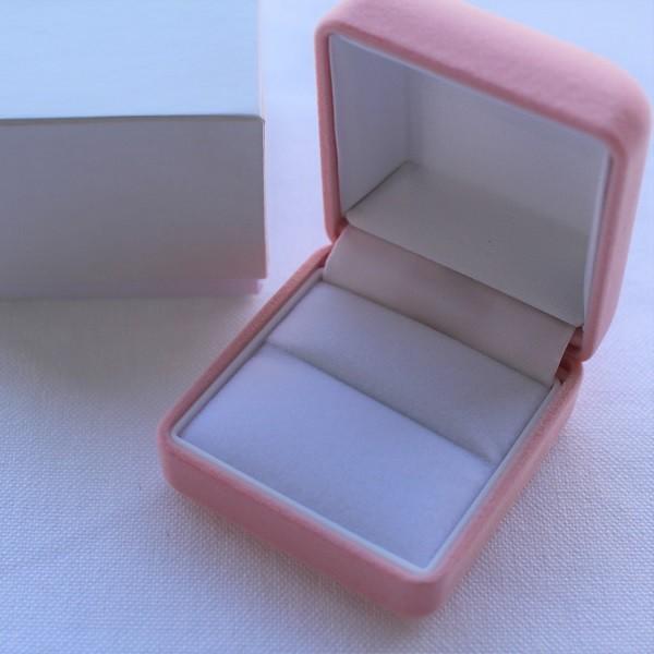 指輪ケース リングケース ピンク ブラック 黒 外箱付き あすつく対応 プレゼント ラッピング 贈答...