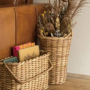 THE AROROG アラログふた付きスリムバスケット Lサイズ クレエ ふた