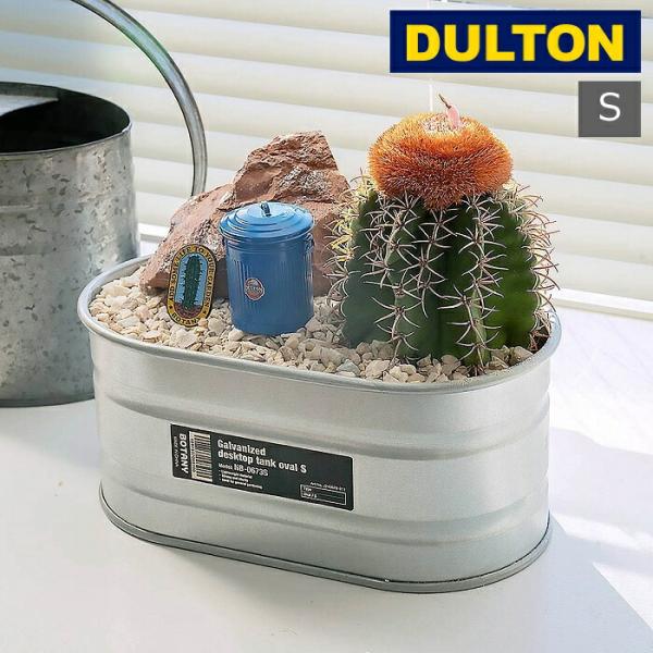 ガルバナイズド タンク オーバル S 小さい ビッグ 植木鉢 ダルトン  DULTON GALVAN...