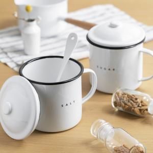 野田琺瑯（noda horo） キャニスター 調味料入れ 塩 砂糖 コーヒー