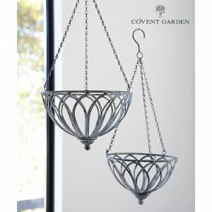 ガーデニング 雑貨 ハンギングバスケット アイアン 吊り下げ 壁掛け