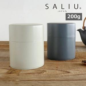 茶筒 茶缶 200ｇ ロロ LOLO ホワイト 白色 SALIU　日本製
