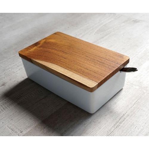(B　STYLE　KITCHEN) 木蓋 バターケース 200 ナチュラル 日本製 バターケース バ...