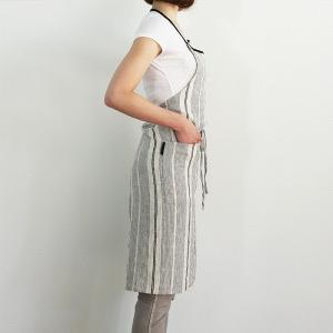 フルエプロン ミラ アリアーヌ ダークブルー ...の詳細画像1