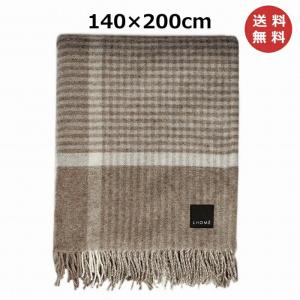 ブランケット スローケット ウルバーノ　１４０×２００ｃｍ LH01008 LHOME ロメ ウール100% ウール 毛  ひざ掛け おしゃれ 北欧 ギフト(送料無料)｜merci-p