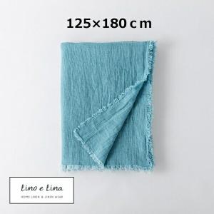 リネン＆コットンブランケット lineveil 140×240cm 麻 綿 インド製