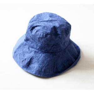 リーノエリーナ Lino e Lina 　ハット マノン・プルシャンブルー 内側ひも付き   SW4...