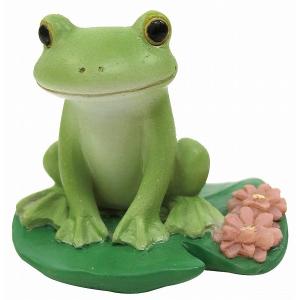 Copeau コポー　ミニ　カエル座り 雑貨 小物 オブジェ カエル 置き物 置物 オブジェ 蛙 フロッグ FROG ガーデン雑貨  小物 マスコット ミニチュア 71449｜merci-p