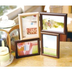 フォトフレーム リンキング フレーム Linking Frame TEAK L版 写真立て