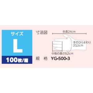 プラスチック手袋(パウダーフリー)エコヴェール...の詳細画像1
