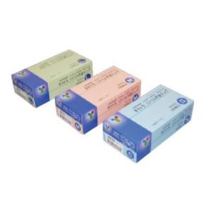 ニトリル手袋ロング ブルー パウダーフリー（粉なし） 075843 Mサイズ 100枚/箱 竹虎（タ...