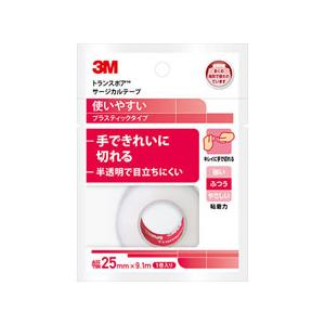 3M トランスポア サージカルテーププラスティック（半透明） 1527EP-0 12.5mmx9.1...