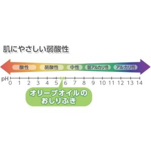 オリーブオイルのおしりふき 60枚入り 18x...の詳細画像4