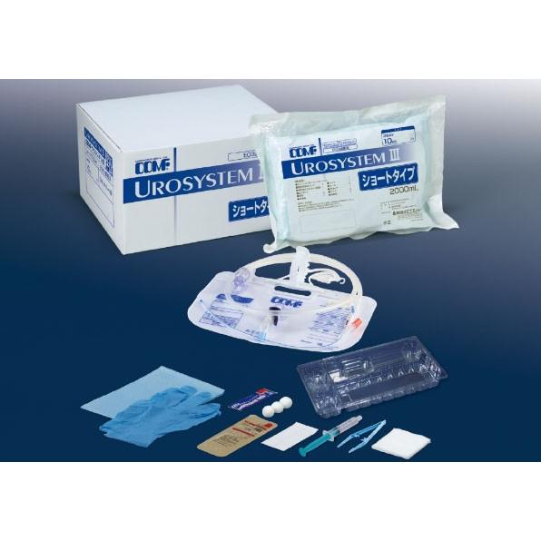 コンファ ウロシステム 3 ショートタイプ 806421410 2way 14Fr 10mL 1箱5...