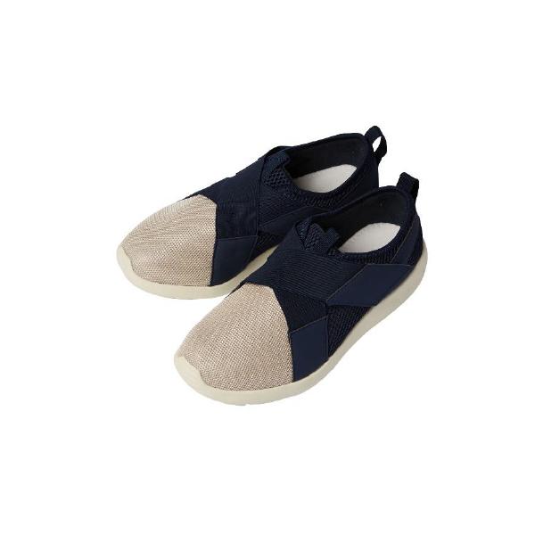 リハビリ支援シューズII ネイビー 26.0cm 091416 1足 竹虎【返品不可】