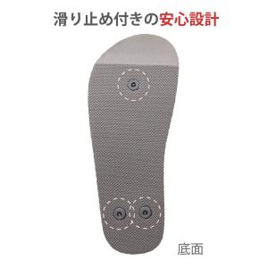 転倒予防シューズ つま先なし グレー M 09...の詳細画像4