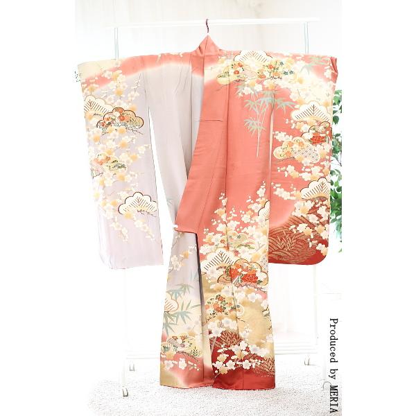 【レンタル】振袖レンタル　フルセット　１２月１月ご予約用　送料無料　FU-8-SJ