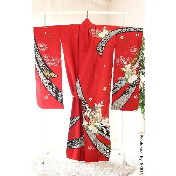 【レンタル】振袖レンタル　フルセット　２月から１１月ご予約用　送料無料　FU-9
