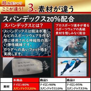 加圧 シャツ メンズ ダイエット 効果 半袖 ...の詳細画像5