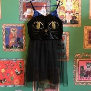50%OFF　SALE　セール　UNICA  ユニカ　  ねこベロアキャミワンピース  秋冬新作　　...