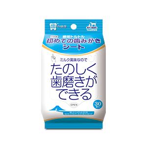 トーラス 歯垢トルトル 初めての歯みがきシート 30枚入 犬 猫 歯磨き ウェットシート 犬用 猫用...