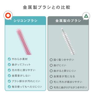 シリコン ストロー ブラシ 洗浄 ボトルブラシ...の詳細画像4