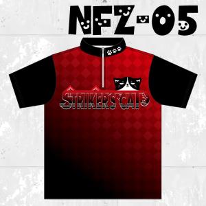 FZ-05 ボウリングウエア ジップシャツ 名入れ ボウリングウェア