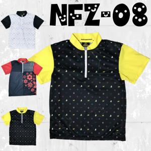 FZ-08 ボウリングウエア ジップシャツ　 名入れ    FZ-08