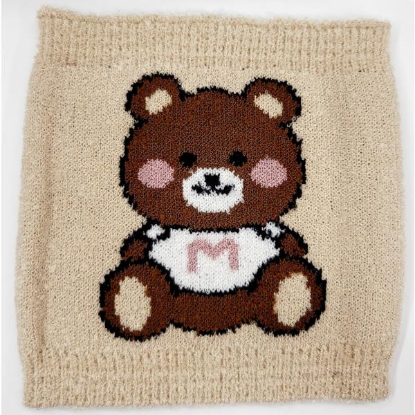 犬用 犬の腹巻 寒さ対策 くまさんはらまき XSサイズ はらまき 犬 服 腹巻き 秋冬 暖かい 可愛...